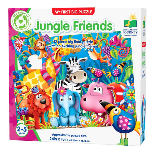 University Games - My First Big Floor Puzzle - Jungle Friends - Limolin 