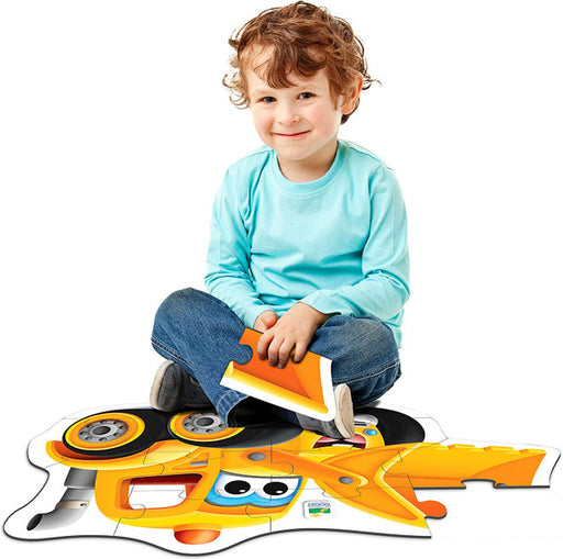 University Games - My First Big Vehicle Floor Puzzle - Digger - Limolin 