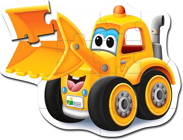 University Games - My First Big Vehicle Floor Puzzle - Digger - Limolin 