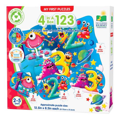 University Games - My First Puzzle Sets - 4-in-A-Box Puzzles - 123 - Limolin 