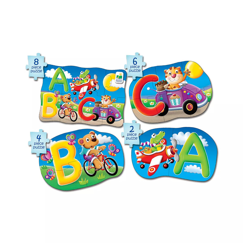 University Games - My First Puzzle Sets - 4-in-A-Box Puzzles - Abc - Limolin 