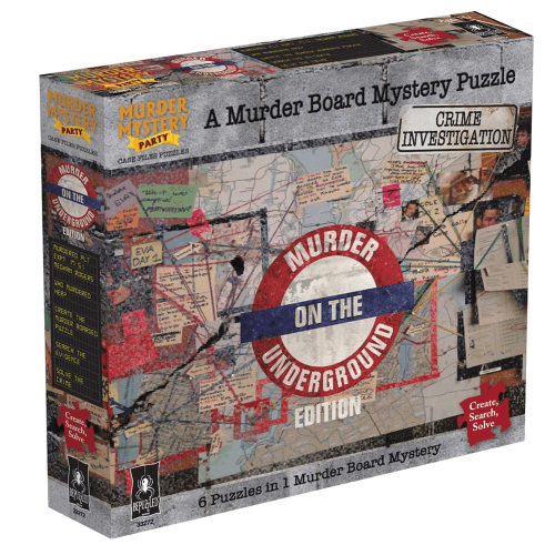 University Games - Puzzle - 750Pc Death In The Underground - Limolin 