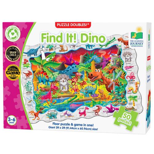 University Games - Puzzle Doubles - Find It! Dinosaurs - Limolin 