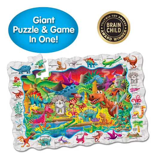 University Games - Puzzle Doubles - Find It! Dinosaurs - Limolin 