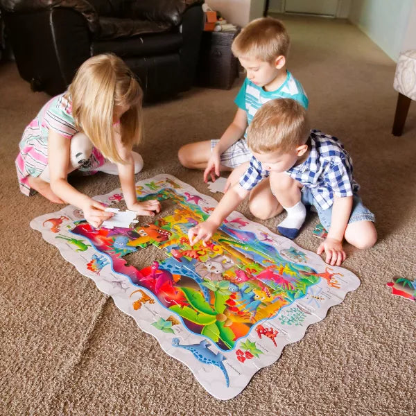 University Games - Puzzle Doubles - Find It! Dinosaurs - Limolin 