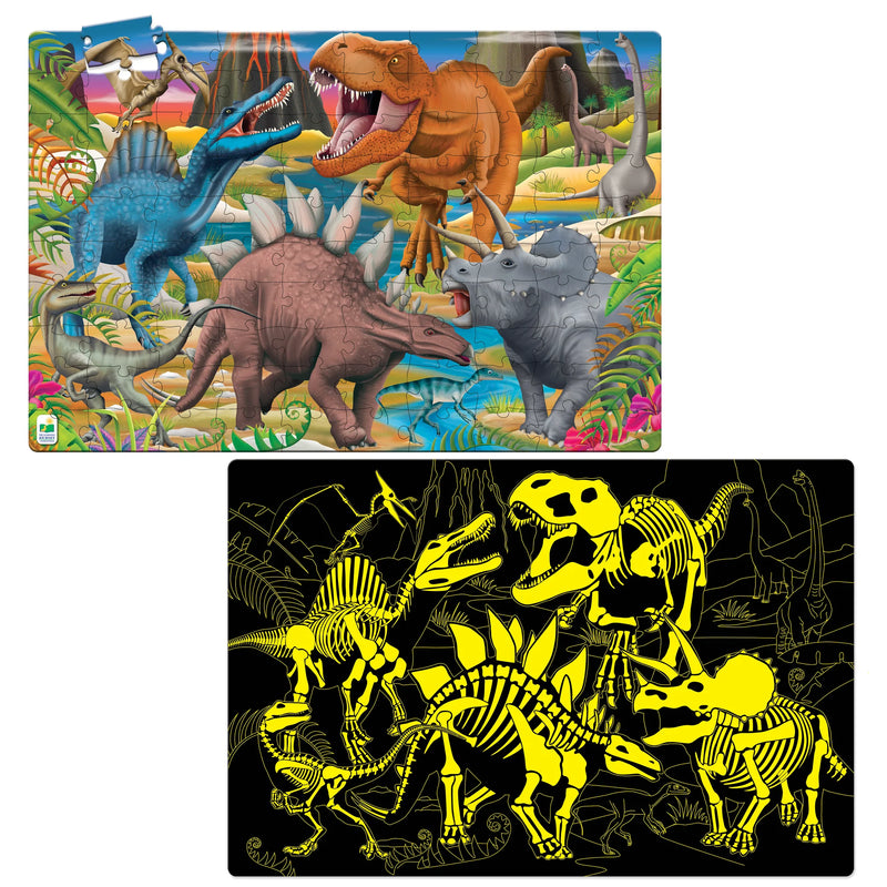 University Games - Puzzle Doubles - Glow In The Dark - Dinos (Updated) - Limolin 