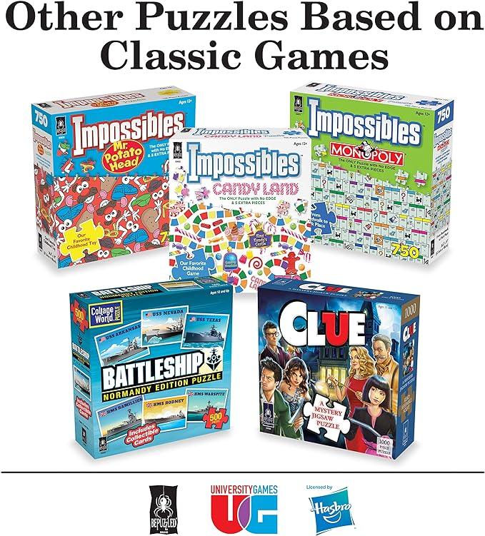 University Games - Puzzle - Impossibles Candy Land - 750Pc - Limolin 
