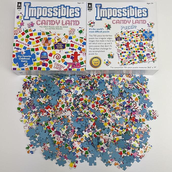 University Games - Puzzle - Impossibles Candy Land - 750Pc - Limolin 