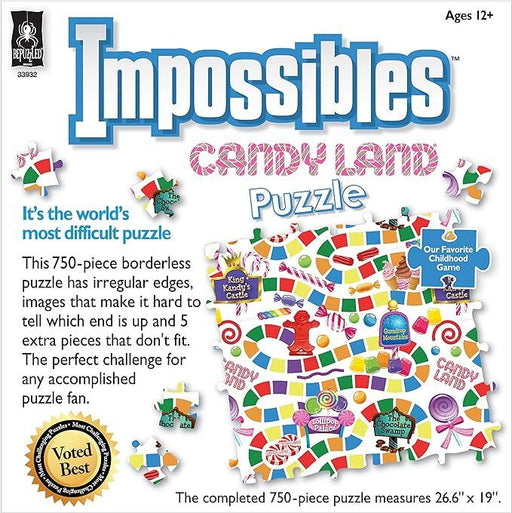 University Games - Puzzle - Impossibles Candy Land - 750Pc - Limolin 