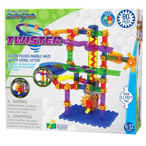 University Games - Techno Gears Marble Mania Twister - 80Pcs - Limolin 