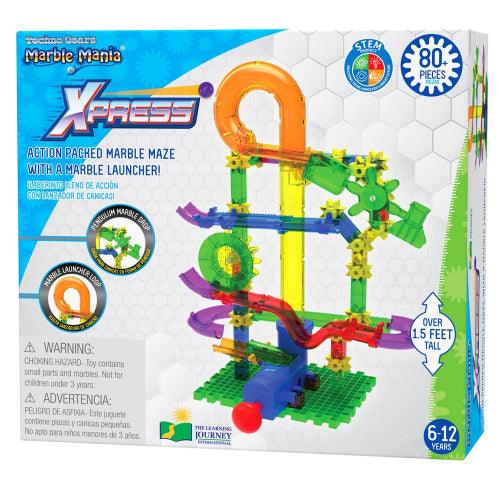 University Games - Techno Gears Marble Mania Xpress - 80Pcs - Limolin 