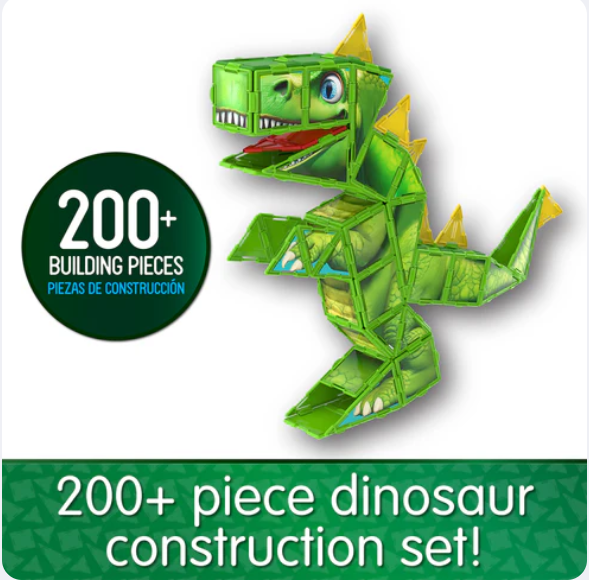 University Games - Techno Tiles - Dinosaur - 200Pcs - Limolin 
