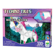 University Games - Techno Tiles - Magical Unicorn - 100Pcs - Limolin 