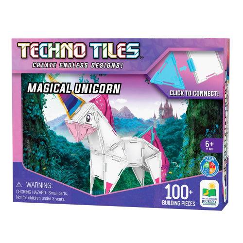 University Games - Techno Tiles - Magical Unicorn - 100Pcs - Limolin 