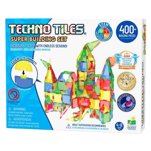 University Games - Techno Tiles - Super Set - Primary Edition - 400Pcs - Limolin 