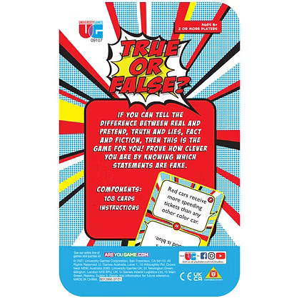 University Games - True Or False - Tin - Limolin 