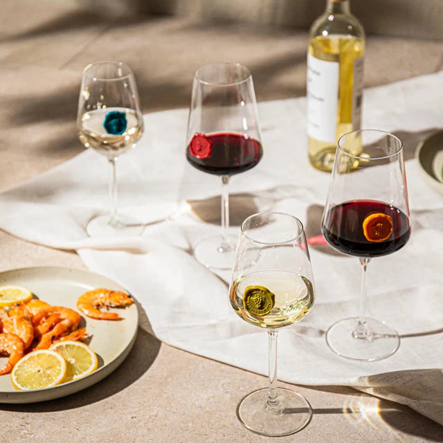 VACUVIN - Glass Markers Classic Set 8/ST - Limolin 