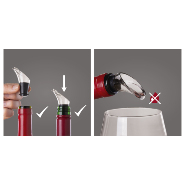 VACUVIN - Wine Server Crystal 2/ST - Limolin 