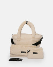 Ushuaia Tote - Arctic Faux Fur