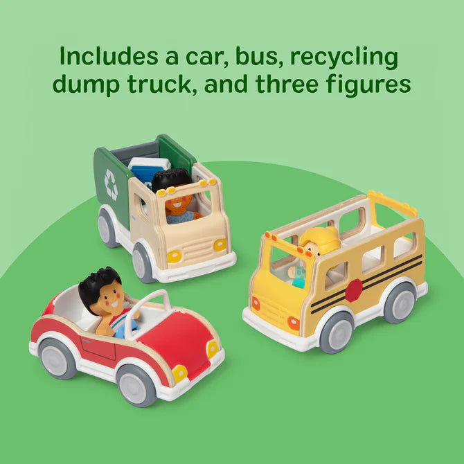 Melissa & Doug - CheeryLane Vehicles Plyst