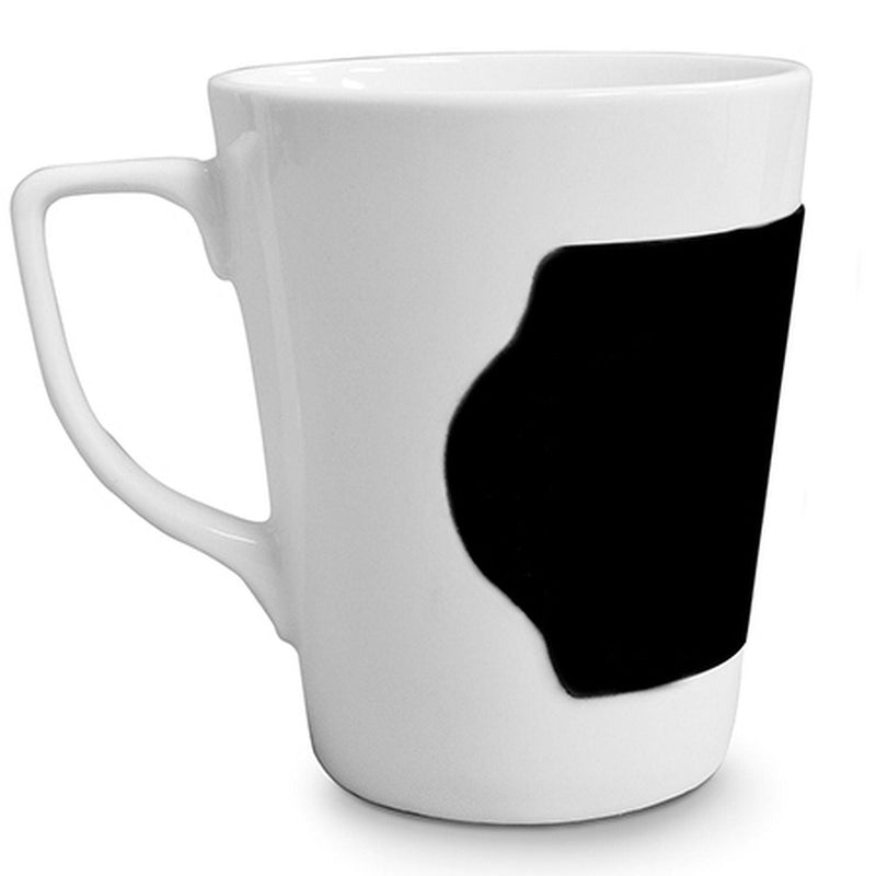 Velour - Black Band Porcelain Mug With Handle - Limolin 