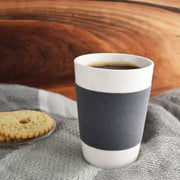 Velour - Band Porcelain Mug - Grey - view 3