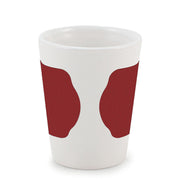 Velour - Band Porcelain Mug - Red - view 2