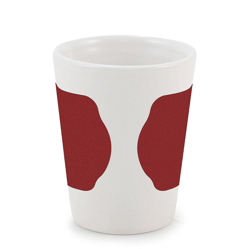 Velour - Band Porcelain Mug - Red - view 2