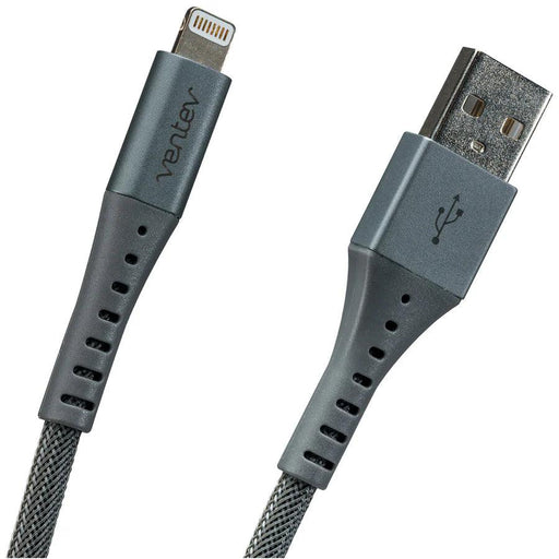 Ventev - Charge & Sync Lightning MFI to USB-A- Steel Gray - Limolin 
