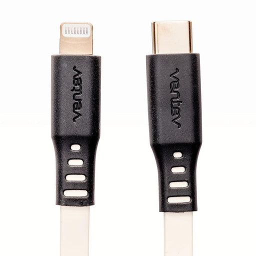 Ventev - Charge & Sync Lightning MFI to USB-C 6ft White Flat (FC6 - WHT256530) - Limolin 