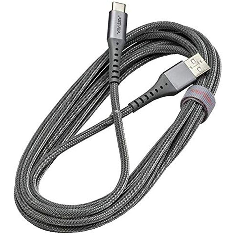 Ventev - Charge & Sync USB-C to USB-C 20 Cable 10ft Alloy Gray - Limolin 
