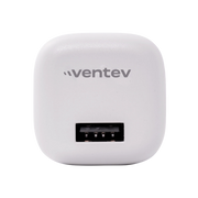 Ventev - Wall Charger 1 Port 12W 2.4amp USB-A - White - Limolin 