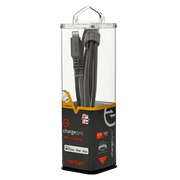 Ventev - charge sync alloy USB C to Apple Lightning Cable 4ft- Steel Grey - Limolin 