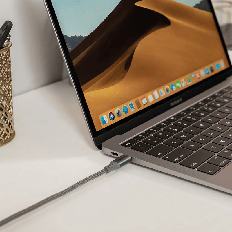 Ventev - charge sync alloy USB C to Apple Lightning Cable 4ft- Steel Grey - Limolin 