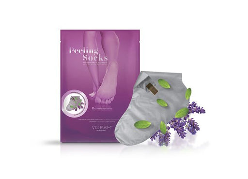Voesh - Exfoliating Lavender Peeling Socks (1 Pair) - Limolin 