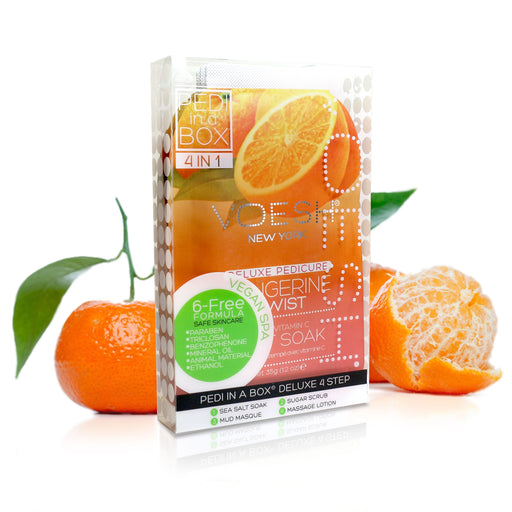 Voesh - Pedi In A Box (4 Step) Tangerine Twist - Limolin 