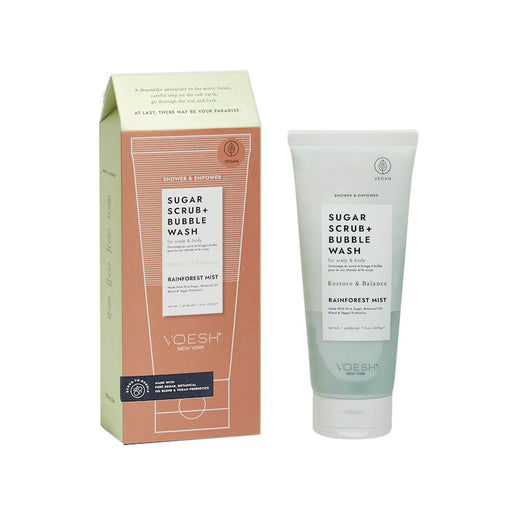 Voesh - Sugar Scrub & Bubble Wash Rainforest Mist 7.4Oz - Limolin 