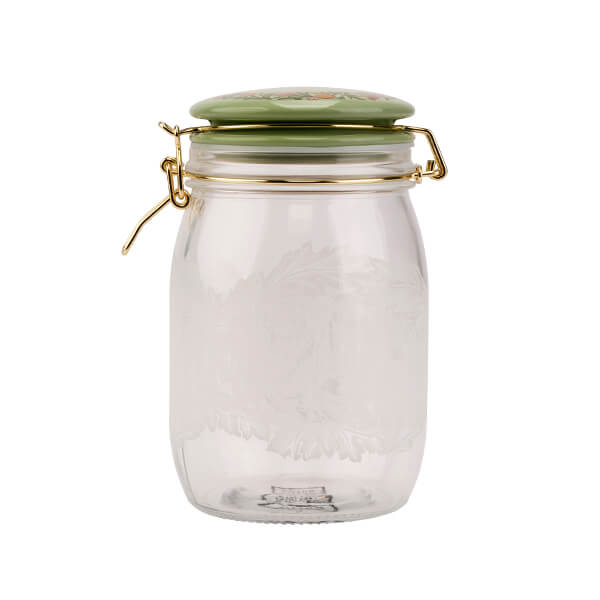 William Morris at Home - Kitchen Garden - Clip-Top Glass Jar | 1 L