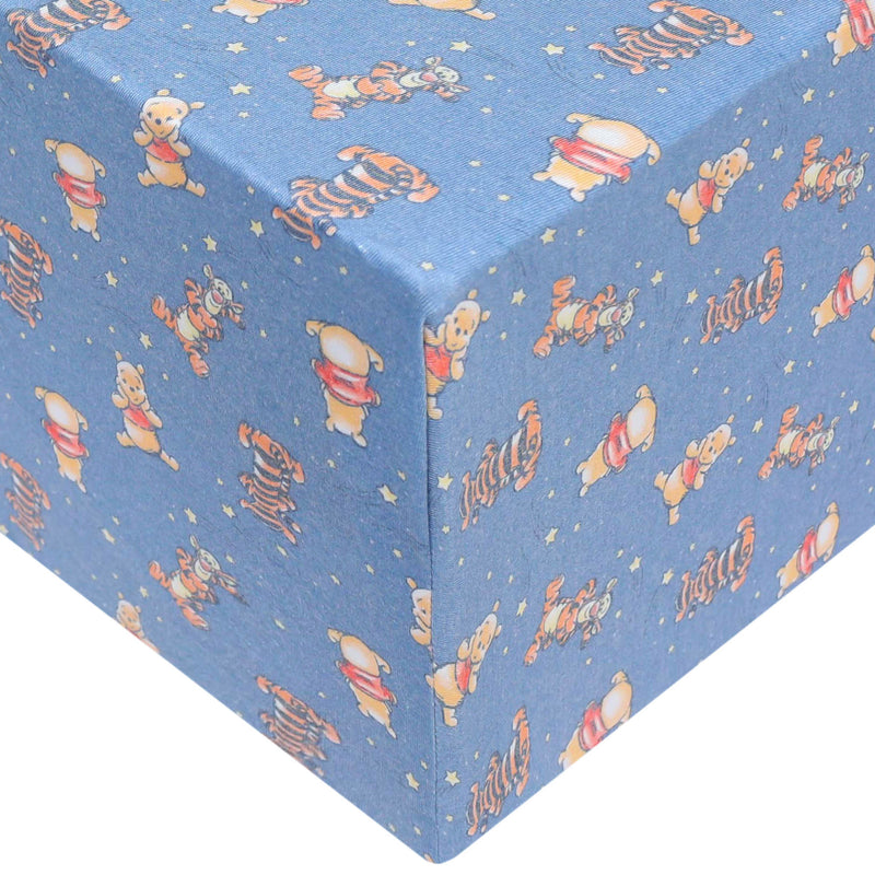 Copper Pearl - Winnie the Pooh and Tigger Premium Crib Sheet