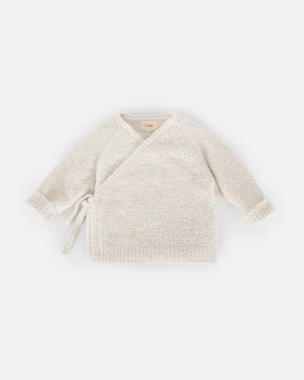 7AM - Wrap Top - Fuzzy