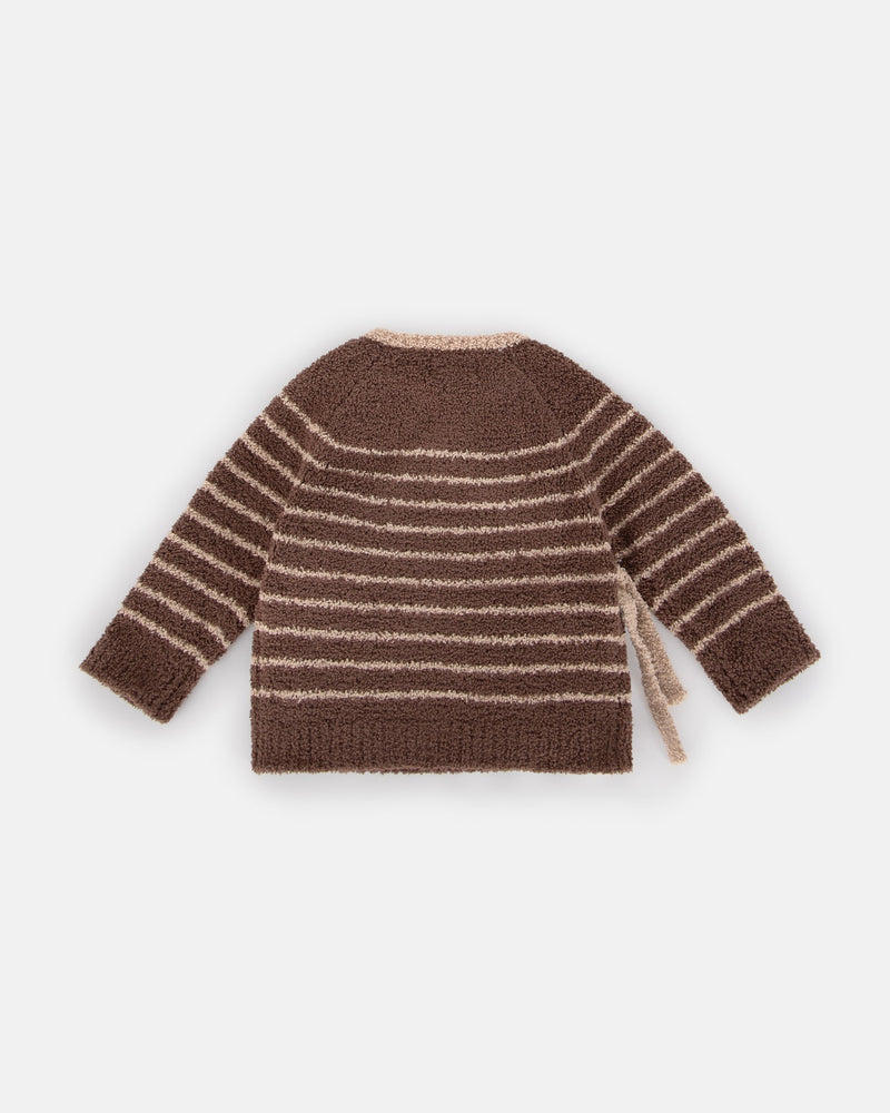 7AM - Wrap Top - Fuzzy - Choco, Pecan - 3-6M