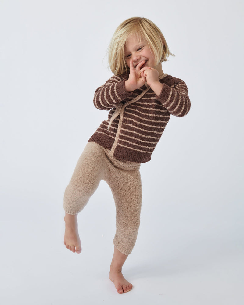7AM - Wrap Top - Fuzzy - Choco, Pecan - 6-9M