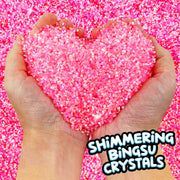 Wecool - Compound Kings - Glitzy Bingsu Fluffy Slime - 3.25" Jar - Assorted - Limolin 