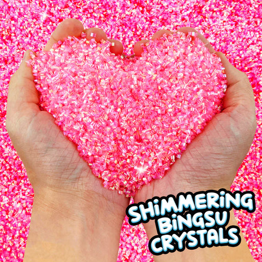 Wecool - Compound Kings - Glitzy Bingsu Fluffy Slime - 3.25" Jar - Assorted - Limolin 