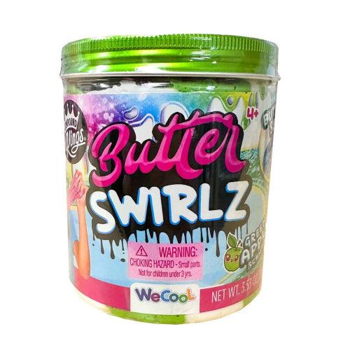 Wecool - Swirlz Butter Slime - 4" Jar Assorted - Limolin 