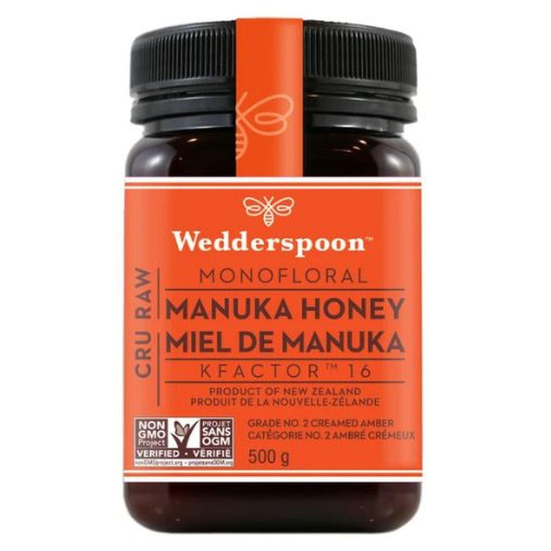 Wedderspoon - Manuka Honey Kfactor 16 500g - Limolin 