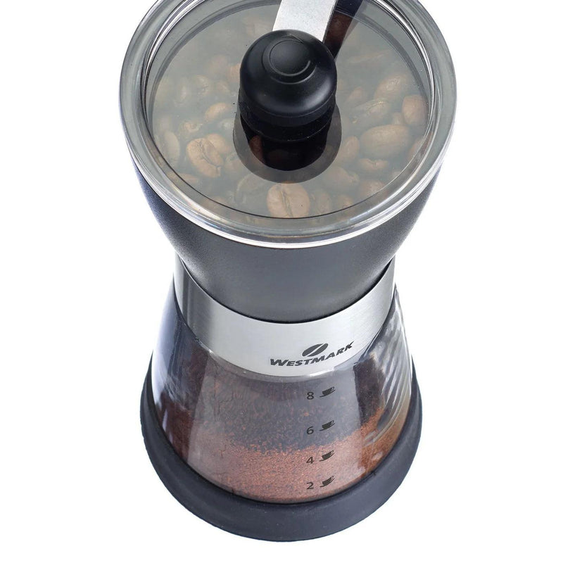 Westmark - Coffee Mill Manual SS/Glass w/ceramic grinder - Limolin 