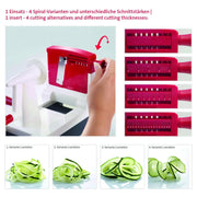 Westmark - Vegetable Slicer 5-Blades, Slip Proof Rubber Feet - Limolin 