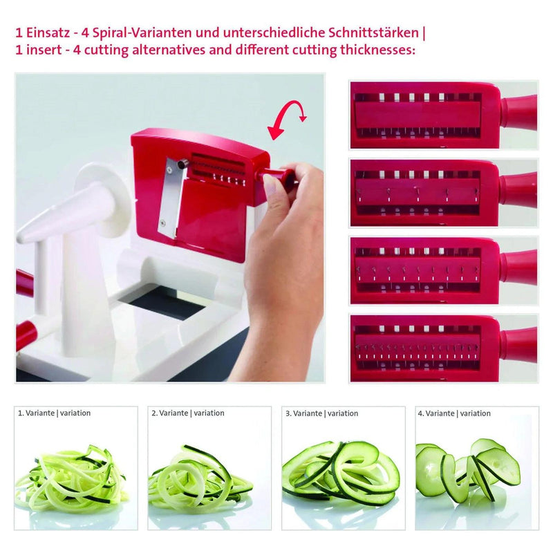 Westmark - Vegetable Slicer 5-Blades, Slip Proof Rubber Feet - Limolin 