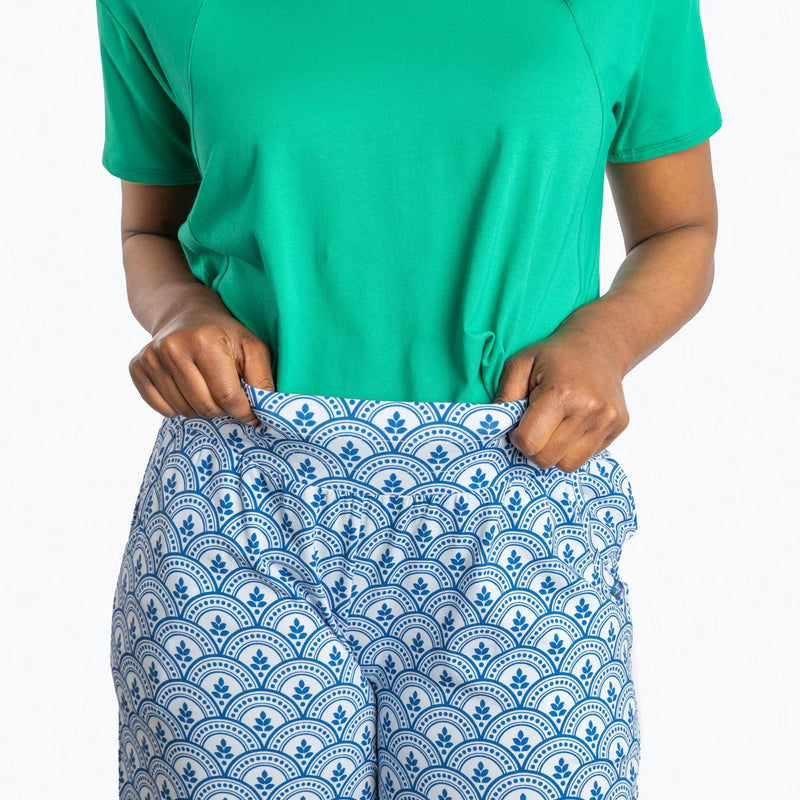 LUG - Wiffle Cotton Jersey Cropped Pant